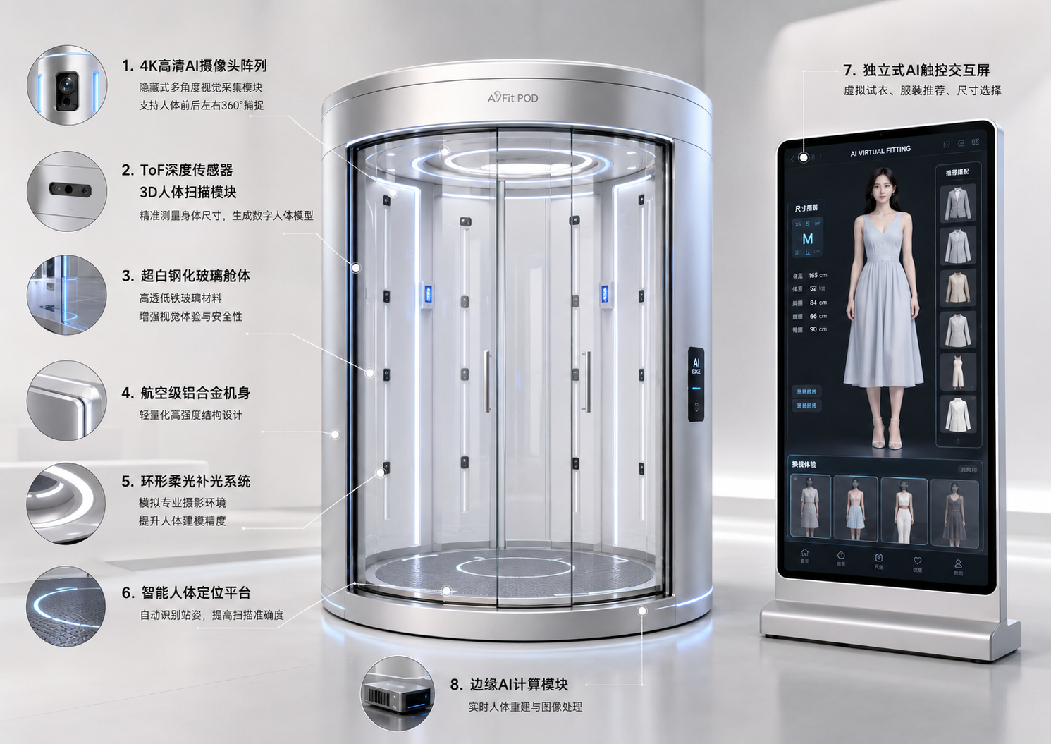 AI 智能试衣仓硬件设施二